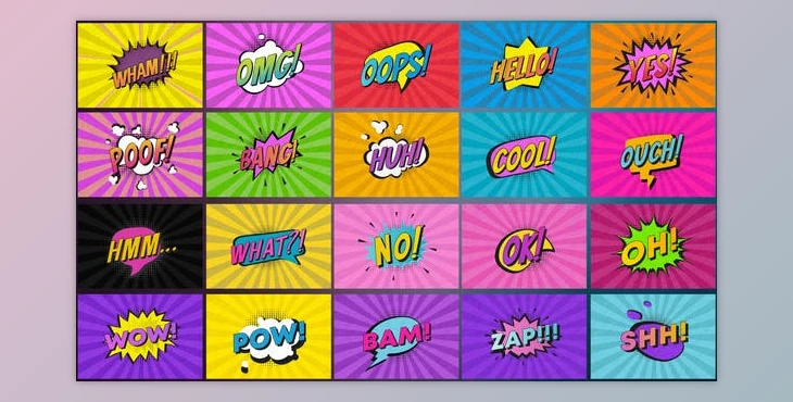 Download Comic Titles || Premiere Pro MOGRT (Videohive 33446372) - PR Project