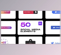 Download Social Elements for Premiere Pro (Videohive 33391333)