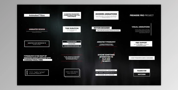 Download Typographic Elements - for Premiere Pro | Essential Graphics (Videohive 22709580)