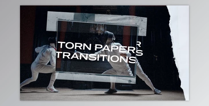 Download Torn Paper Transitions (Videohive 33489603) - PR Project