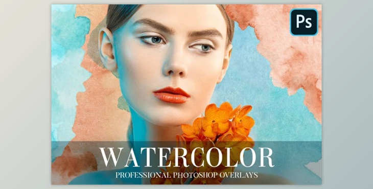 Download Watercolor Overlays Photoshop By FixThePhoto (PNG)