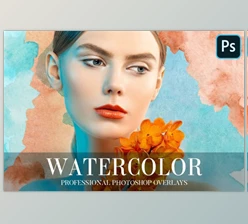 Download Watercolor Overlays Photoshop By FixThePhoto (PNG)