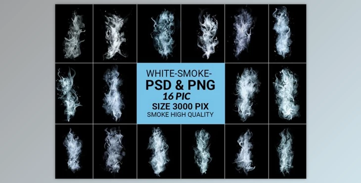 Download White Smoke Transparent PNG & PSD By MRI STUDIO