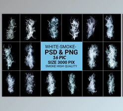 Download White Smoke Transparent PNG & PSD By MRI STUDIO