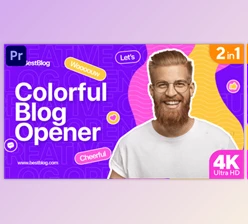 Download Colorful Blog Opener (MOGRT) (Videohive 33462198)