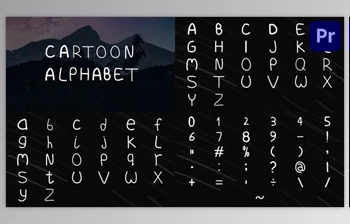 Download Cartoon Alphabet | <span class='badge badge-warning'>Premiere</span> <span class='badge badge-warning'>Pro</span> MOGRT (Videohive 33481839)