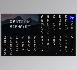 Download Cartoon Alphabet | Premiere Pro MOGRT (Videohive 33481839)