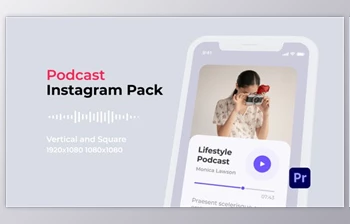 Download Podcast Instagram <span class='badge badge-warning'>Pack</span> | Vertical and Square for Premiere Pro (<span class='badge badge-warning'>Videohive</span> 33486583)