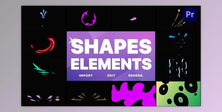 Download Shapes Pack | Premiere Pro MOGRT (Videohive 33491441)