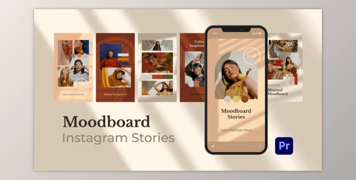 Download Moodboard Minimal Instagram Stories for Premiere Pro (Videohive 33495968)
