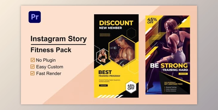 Download Instagram Stories Mogrt 02 (Videohive 33499076)