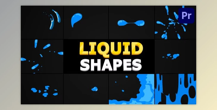 Download Liquid Shapes | Premiere Pro MOGRT (Videohive 33517055)