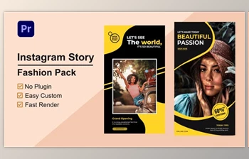 Download Fashion Instagram Stories Mogrt <span class='badge badge-warning'>05</span> (Videohive 33537775)