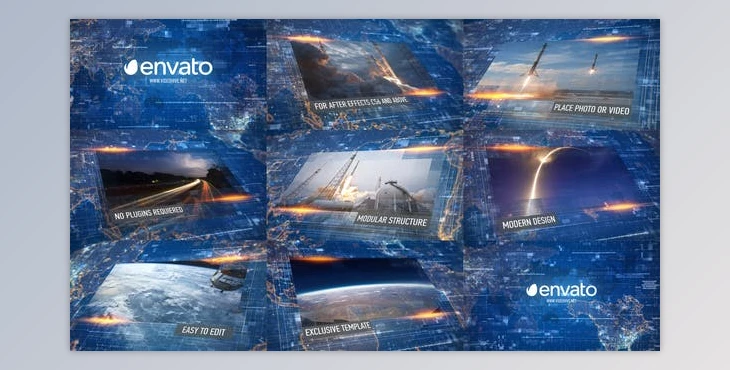 Download Digital Slideshow (Videohive 22235314) - AE Project
