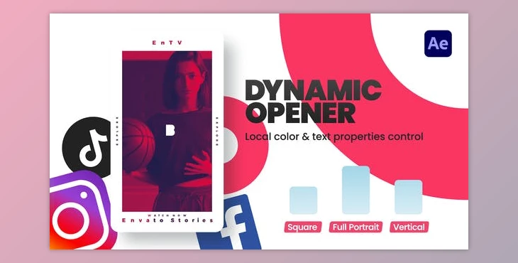 Download Instagram Dynamic Opener (Videohive 33580489) - AE Project