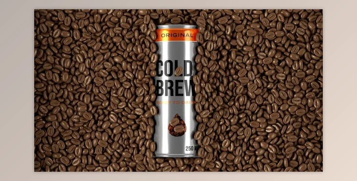 Download Cold Coffee Can Packaging Mockup (Videohive 33590869) - AE Project