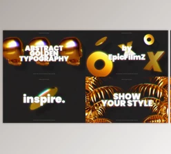 Download Abstract Golden Typography (Videohive 33472237) - AE Project