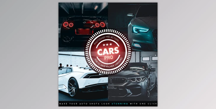 Download PRO Cars Photoshop Actions By ArcadiaPixels