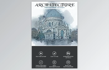 Download <span class='badge badge-warning'>Architecture</span> Photoshop Action By fokkira (ABR, PAT, ATN)