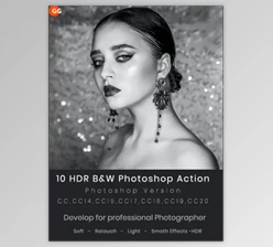 Download 10 HDR B&W Photoshop Action By Graphicsgol