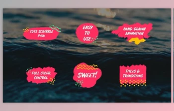 Download Cute Scribble <span class='badge badge-warning'>Pack</span> (<span class='badge badge-warning'>Videohive</span> 33573563)