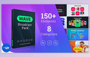 Download Wave | <span class='badge badge-warning'>Broadcast</span> Pack (<span class='badge badge-warning'>Videohive</span> 31813419) - AE <span class='badge badge-warning'>Project</span>