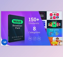 Download Wave | Broadcast Pack (Videohive 31813419) - AE Project