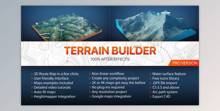 Download Terrain Builder Pro (Videohive 20788566) - AE Project