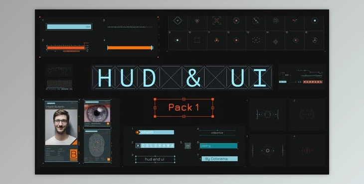 Download HUD & UI (Videohive 33363886) - AE Project