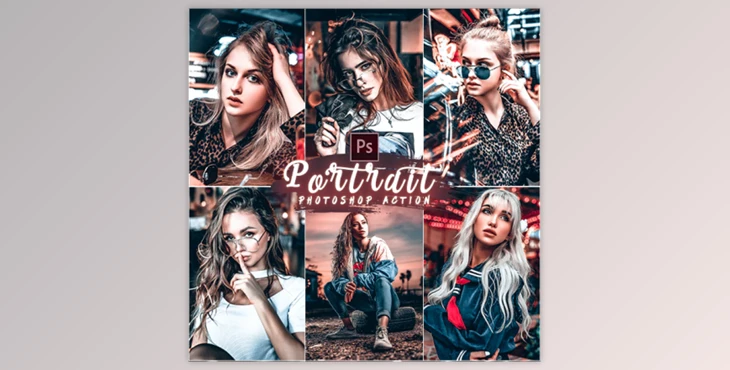Download PRO Portrait Photoshop Action By 2lagus
