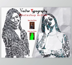 Download Vector Typography Photoshop Action By Studio Retouch