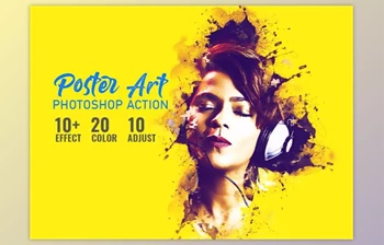Download Poster <span class='badge badge-warning'>Art</span> Photoshop Action By MRI STUDIO (Atn, Abr)