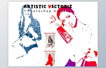 Download Artistic Vector Photoshop Action By <span class='badge badge-warning'>Studio</span> Retouch