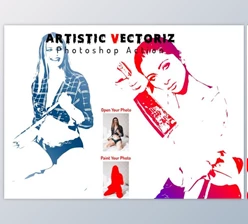 Download Artistic Vector Photoshop Action By Studio Retouch