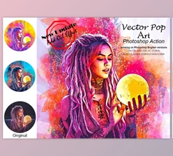 Download Vector Pop Art Photoshop Action By Studio Retouch