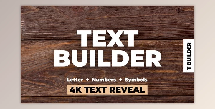 Download Text Builder (Videohive 24872699) - AE Project