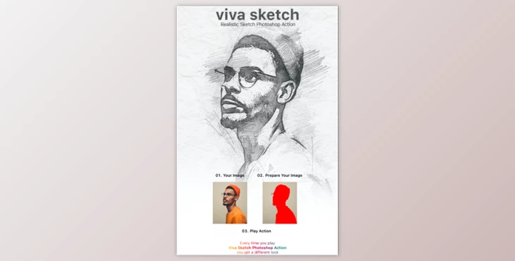 Download Viva Sketch Photoshop Action By ridvanpars (Atn, Pat, Abr)