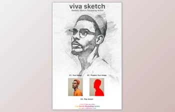 Download <span class='badge badge-warning'>Viva</span> Sketch Photoshop Action By ridvanpars (Atn, Pat, Abr)