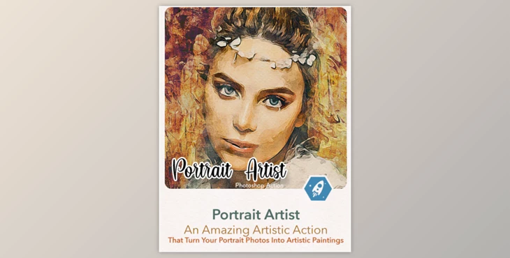 Download Portrait Artist By DesignRocketNet (ABR, PAT, ATN, CSH)