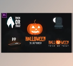 Download Halloween Spooky Titles (Videohive 33590334) - PR Project