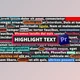 Download Highlight Text | Premiere Pro (Videohive 33590565)