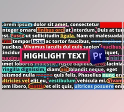 Download Highlight Text | Premiere Pro (Videohive 33590565)