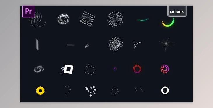 Download MoGraph Elements Pack | 4K (Videohive 33601914)
