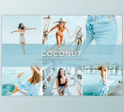 Download 5 Coconut Lightroom Presets By TheWayfarerShoppe (Mob, Desk)