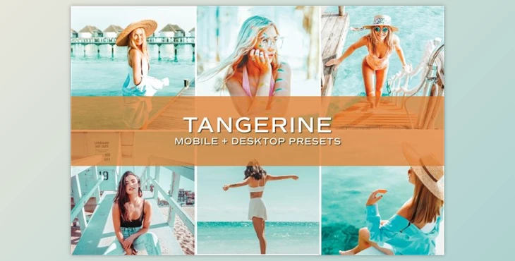 Download 5 Blue and Orange Lightroom Presets By TheWayfarerShoppe (Mob, Desk)
