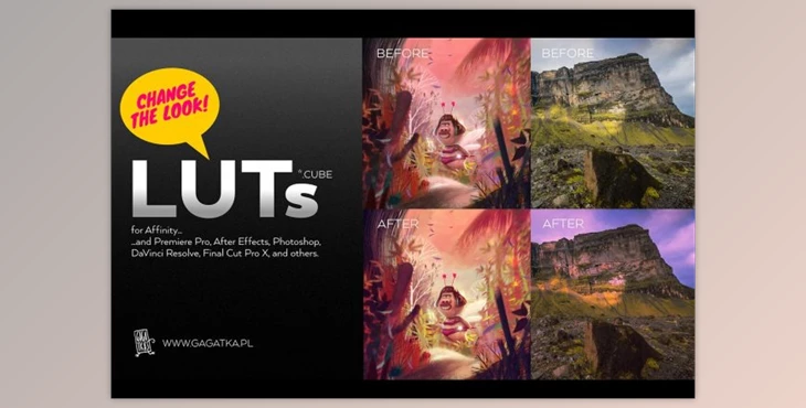 Download 20 GREAT LUT colour settings By gagatka
