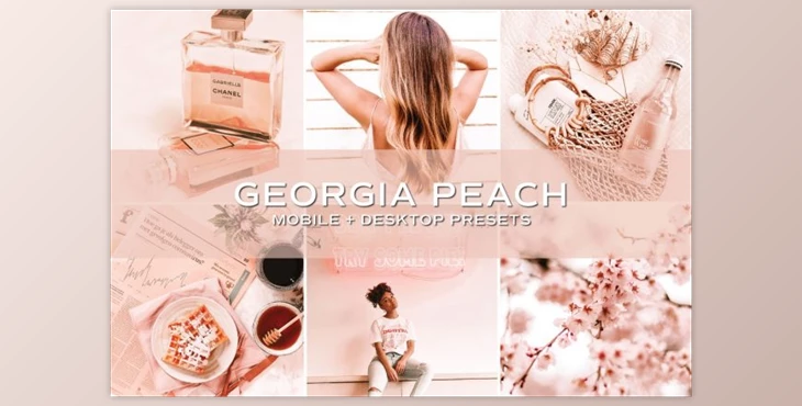 Download 5 Peach Lightroom Presets By TheWayfarerShoppe (Mob, Desk)