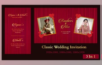 Download Classic <span class='badge badge-warning'>Wedding</span> Invitation (Videohive 33615875) - AE Project