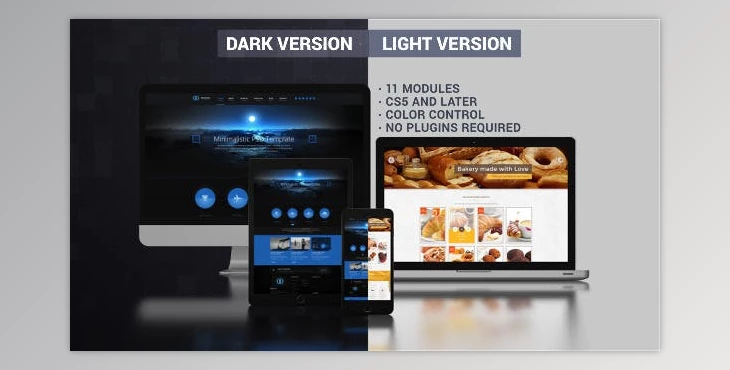 Download Website Presentation (Dark & Light) (Videohive 9725975) - AE Project