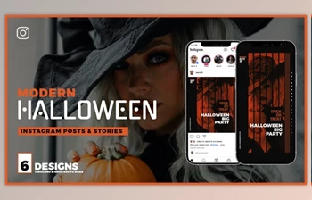 Download Halloween Special Promo Instagram <span class='badge badge-warning'>B120</span> (Videohive 33620789) - AE Project
